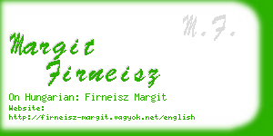 margit firneisz business card